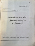 Introducción a la antropología cultural