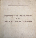 Investigaciones arqueológicas en los abrigos rocosas del Tequendama