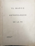 El marco antropológico de la fe