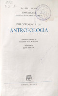Introducción a la antropología