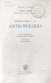 Introducción a la antropología