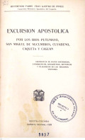 Excursión apostólica : por los ríos Putumayo, San Miguel de Sucumbíos, Cuyabeno, Caquetá y Caguán