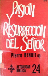 Pasión y resurrección del señor