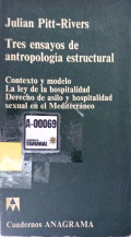 Tres ensayos de antropología estructural