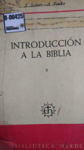 Introducción a la Biblia