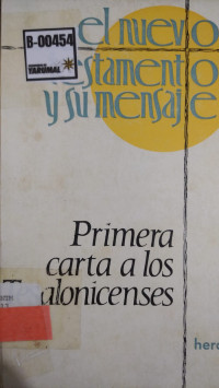 Primera carta a los tesalonicenses