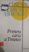 Primera carta de Timoteo