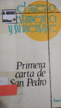 Primera carta de San Pedro