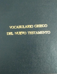 Vocabulario griego del nuevo testamento