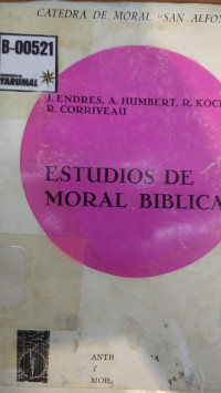 Estudios de moral Bíblica