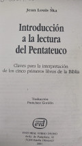 Introducción a la lectura del Pentateuco : claves para la interpretación de los cinco primeros libros de la biblia